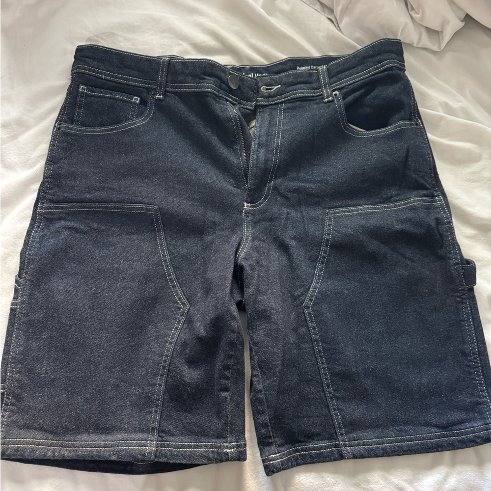 Men's Dark Denim Shorts